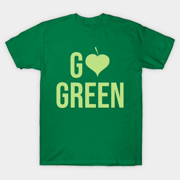 Go Green 3 T-Shirt by ahmadzakiramadhan